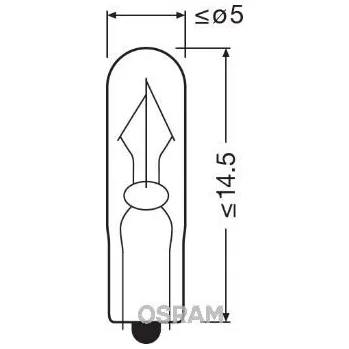 Autožárovka Žárovka, osvětlení interiéru ams-OSRAM 2341