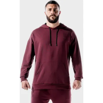 Pánská mikina SQUATWOLF Mikina Lab 360 Hoodie Tawny Port XXL červená