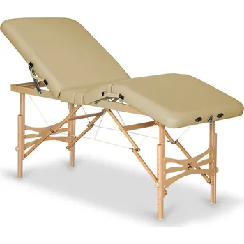 Masážní stůl Skládací masážní lehátko HABYS® Xena béžová (#33) - Vinyl Flex, Velikost a barva rámu: 180x70cm - buk světlý 180*70 cm | 20,2 kg | 6 barev