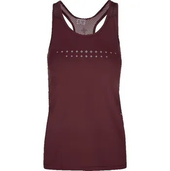 Kilpi dámský běžecký top Sien Barva: tmavě červená, Velikost: 38