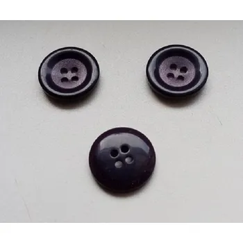 Knoflík Knoflík plastový fialový 17mm (Knoflík plastový fialový 17mm)