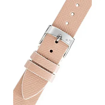 Řemínek na hodinky Kožený řemínek Morellato Zante 5393D16.087 M, růžový, recyklovaný materiál - 20 mm