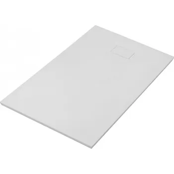 Sprchová vanička BESCO VEXO OBDÉLNÍK, SMC vanička, 120x80x3,2 cm, bílá barva, bez nožiček VEXOOWD1280W