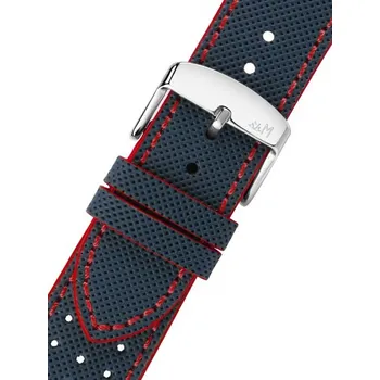 Řemínek na hodinky Kožený řemínek Morellato Sumo 5485D37.883 M, modrý