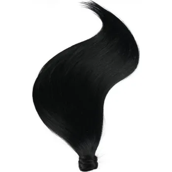 Culík/cop -clip in 100% lidské vlasy,rovný 50cm,100g různé barvy Černá