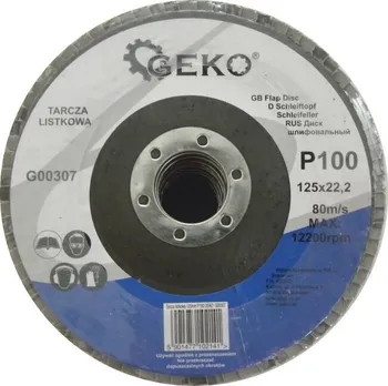 Brusný kotouč Geko G00307 P100 125 mm