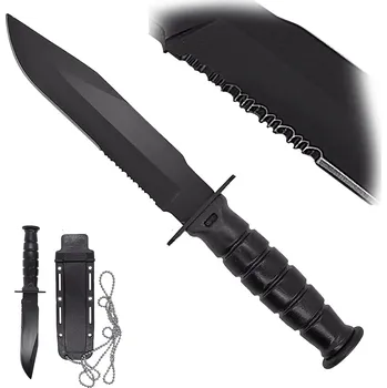 Chladné Zbraně Malý pevný nůž "DOG TAG KNIFE" s řetízkem na krk