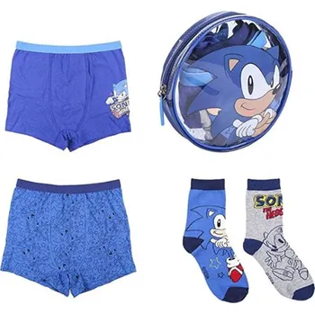Dámská móda Set ponožek a boxerek Sonic the Hedgehog 10-12