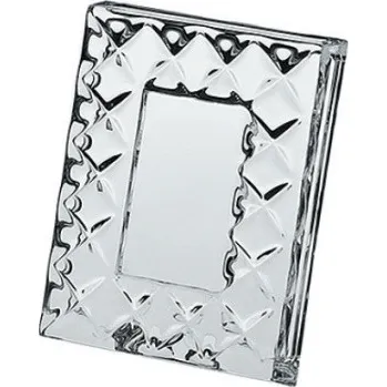 Fotoalbum Fotorámeček z českého křišťálu na stůl nebo k zavěšení - 94*74 mm