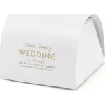 PartyDeco Svatební krabička kulatá 6,1…