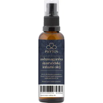 Vonný olej Phytos Ashwagandha - ajurvédský infuzní olej