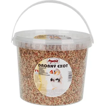 Krmivo pro hlodavce Apetit Drobný exot, 2 kg