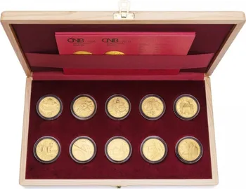 Česká mincovna Sada 10 zlatých mincí Hrady 2016–2020 Proof