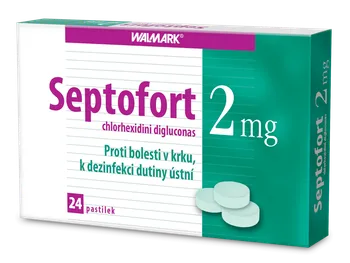 Lék na bolest v krku Septofort 2 mg