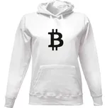 Dámská mikina s kapucí s potiskem Logo bitcoin dámské