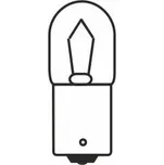 Žárovka 12V T2W 2W - Ba9s box