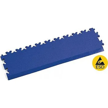 vinylová podlaha Speciální podlaha Nájezd FORTELOCK ESD Kůže Modrá