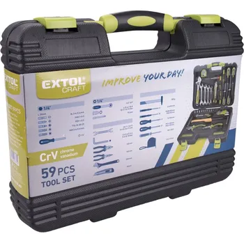 Sada nářadí sada nářadí 59ks, 1/4', CrV