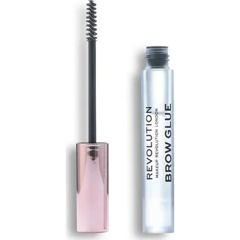 Makeup Revolution Brow Glue transparentní fixační gel na obočí 3 ml