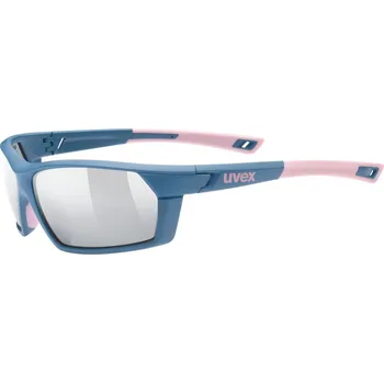 cyklistické brýle UVEX Sportstyle 225 Blue Mat Rose/Litemirror Silver