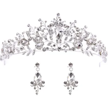 Čelenka B-TOP Elegantní svatební souprava PRINCESS - postříbřená