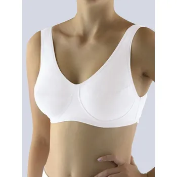 Dámská móda Podprsenka Gina 97001P bílá M/L
