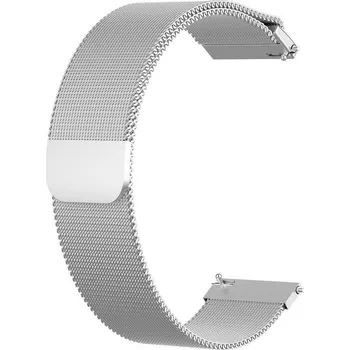 Ostatní příslušenství k chytrým hodinkám eses Milánský tah rychloupínací pro Garmin - Stříbrný, 18 mm