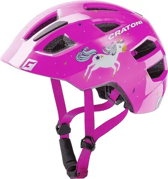 Cyklistická přilba CRATONI Maxster Unicorn/Pink Glossy 51-56