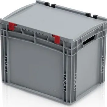 Přepravka na jídlo Plastová EURO přepravka 400x300x335 mm s víkem