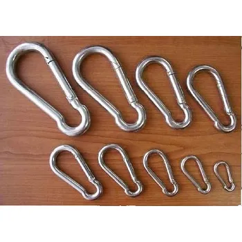 Jištění Karabina 501/90 pzn - 250kg (Karabina ocelová horolezecká na ukotvení)