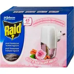 Raid Rose&Sandalwood elektrický odpařovač s tekutou náplní 45 nocí 27 ml