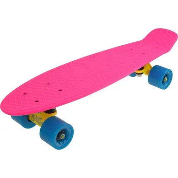 Pennyboard Penny board 22" SULOV® NEON SPEEDWAY růžovo-modrý