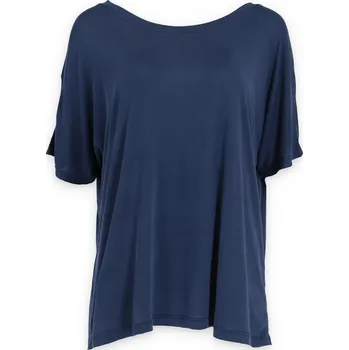 Triko raglánový rukáv D1047 Moois Itálie barva: modrá tmavá, velikost: L/XL