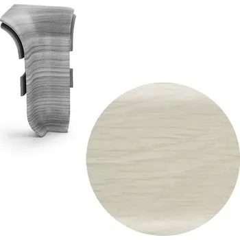 soklová lišta NOVÁK Vnitřní roh k soklové liště PVC dub premium 56x23 flexibilní NGOUF8