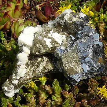 Galenit pyrit dolomit