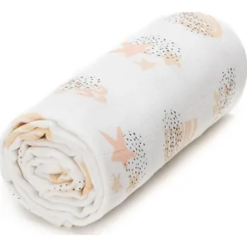 T-TOMI BIO bambusová osuška 90 x 100 cm Rainbow