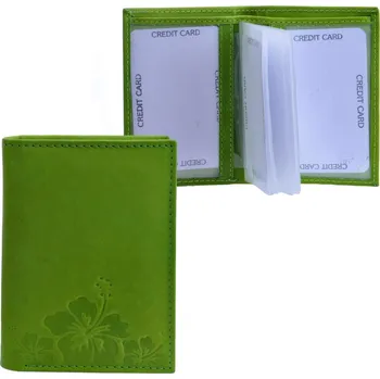 Peněženka Dámské pouzdro na karty a doklady 7117 zelené, HJP