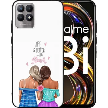 Pouzdro na tablet VSECHNONAMOBIL 41918 MY ART Silikonový obal Realme 8i FRIENDS (060)