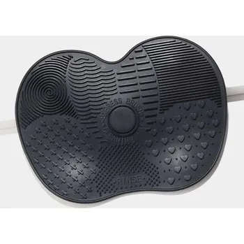 Kosmetický štětec Silikonová podložka pro čištění štětců v různých barvách Barva: černá