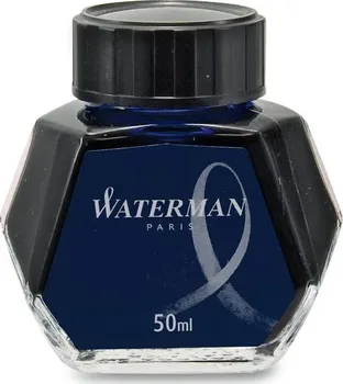 Náplň do psacích potřeb Waterman Lahvičkový inkoust modrý/černý 50 ml