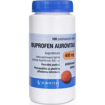 Lék na bolest, zánět a horečku Recenze Ibuprofen Aurovitas 400 mg 100 tbl.