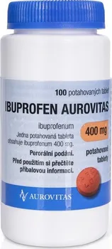 Lék na bolest, zánět a horečku Ibuprofen Aurovitas 400 mg 100 tbl.