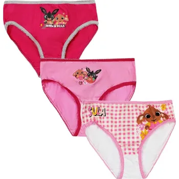 Dívčí pyžamo Trojbalení dívčích kahotek Bing - růžová Velikost: 110