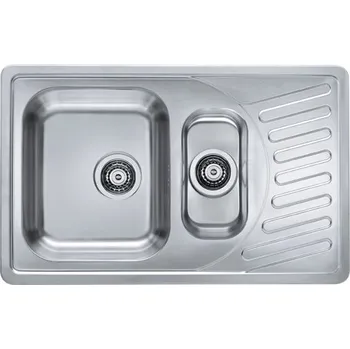Nerezový dřez Dřez včetně sifonu, ELEGANT 110, SATIN