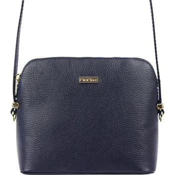 Kabelka Malá kožená tmavěmodrá crossbody kabelka Mia More no. 008