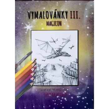 omalovánky Inspirační vymalovánky 3.díl Magicon s lepenou horní vazbou A4