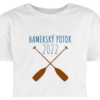 Pánské tričko Hütermann Vodácké tričko s potiskem: Hamerský potok