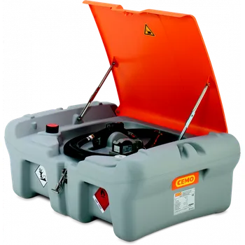 Palivová nádrž Mobilní nádrž na naftu DT-MOBIL 210 litrů PICK-UP, 30 l/min - 18V AKU BATTERY