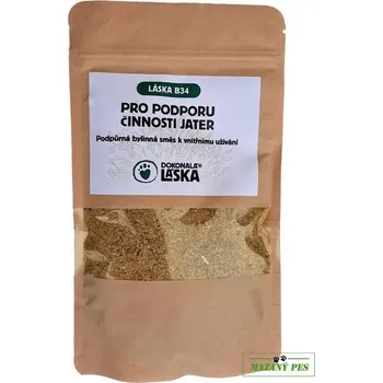 Dokonalá láska LÁSKA B34 PRO PODPORU ČINNOSTI JATER – bylinná směs 100g