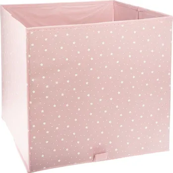 Atmosphera Úložný box na hračky 29 x 29 x 29 cm růžový